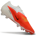 Phantom GX III Elite Low-Top with Double-Layer Waterproof Fishnet Full Knit FG Soccer Shoes - Orange/White/Black
