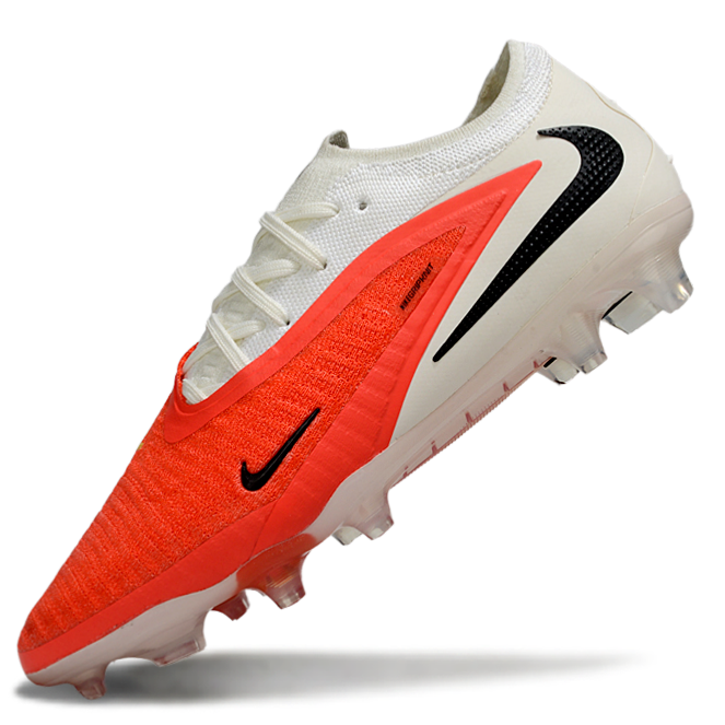 Phantom GX III Elite Low-Top with Double-Layer Waterproof Fishnet Full Knit FG Soccer Shoes - Orange/White/Black