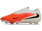 Phantom GX III Elite Low-Top with Double-Layer Waterproof Fishnet Full Knit FG Soccer Shoes - Orange/White/Black