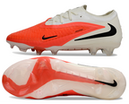 Phantom GX III Elite Low-Top with Double-Layer Waterproof Fishnet Full Knit FG Soccer Shoes - Orange/White/Black
