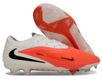 Phantom GX III Elite Low-Top with Double-Layer Waterproof Fishnet Full Knit FG Soccer Shoes - Orange/White/Black