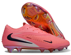 Phantom GX III Elite Low-Top with Double-Layer Waterproof Fishnet Full Knit FG Soccer Shoes - Vibrant Pink/Black