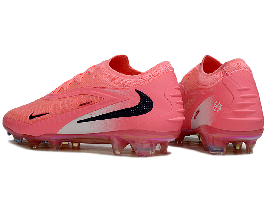 Phantom GX III Elite Low-Top with Double-Layer Waterproof Fishnet Full Knit FG Soccer Shoes - Vibrant Pink/Black
