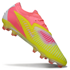 Phantom GX III Elite Low-Top with Double-Layer Waterproof Fishnet Full Knit FG Soccer Shoes - Yellow/Pink/White