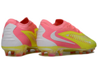 Phantom GX III Elite Low-Top with Double-Layer Waterproof Fishnet Full Knit FG Soccer Shoes - Yellow/Pink/White