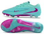 Phantom GX III Elite Low-Top with Powder Coated Double-Layer Waterproof Fish Silk All-Knit FG Soccer Shoes - Jade/Pink