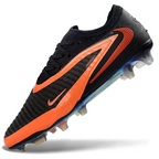 Phantom GX III Elite Low-Top with Powder Coated Double-Layer Waterproof Fish Silk All-Knit FG Soccer Shoes - Orange/Black