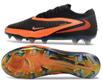 Phantom GX III Elite Low-Top with Powder Coated Double-Layer Waterproof Fish Silk All-Knit FG Soccer Shoes - Orange/Black