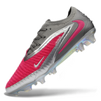 Phantom GX III Elite Low-Top with Powder Coated Double-Layer Waterproof Fish Silk All-Knit FG Soccer Shoes - Red/Silver/Grey