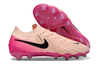 Phantom Luna Elite NU Low-Top Super A Men's Full Knit Waterproof AG Soccer Shoes - Crimson Tint/Black/Pink Blast