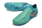 Phantom Luna Elite NU Low-Top Super A Men's Full Knit Waterproof AG Soccer Shoes - Green Glow/Black/Orange