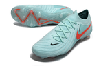 Phantom Luna Elite NU Low-Top Super A Men's Full Knit Waterproof AG Soccer Shoes - Mint/Atomic Red/Off Noir