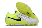 Phantom Luna Elite NU Low-Top Super A Men's Full Knit Waterproof AG Soccer Shoes - Neon Yellow/Silver/Black