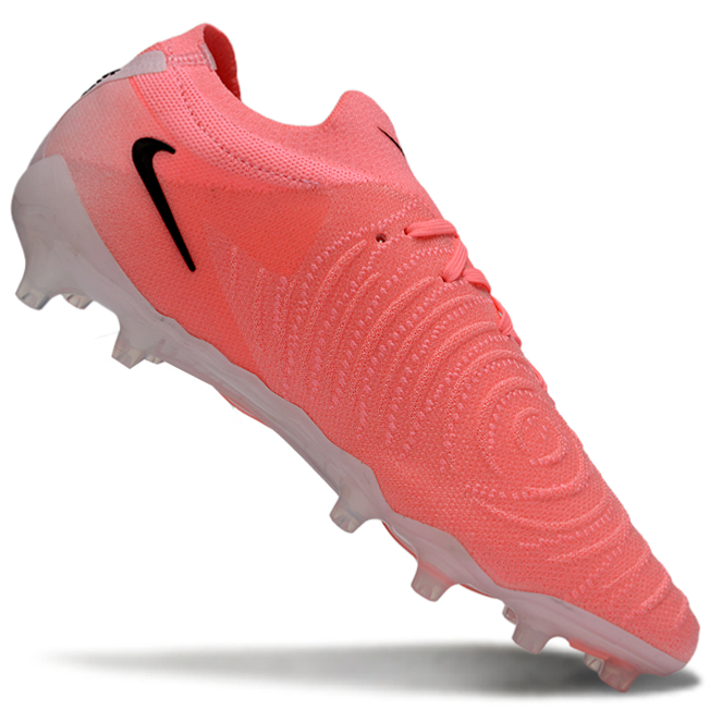 Phantom Luna Elite NU Low-Top Super A Men's Full Knit Waterproof AG Soccer Shoes - Orange/Black/Gray