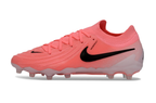 Phantom Luna Elite NU Low-Top Super A Men's Full Knit Waterproof AG Soccer Shoes - Orange/Black/Gray
