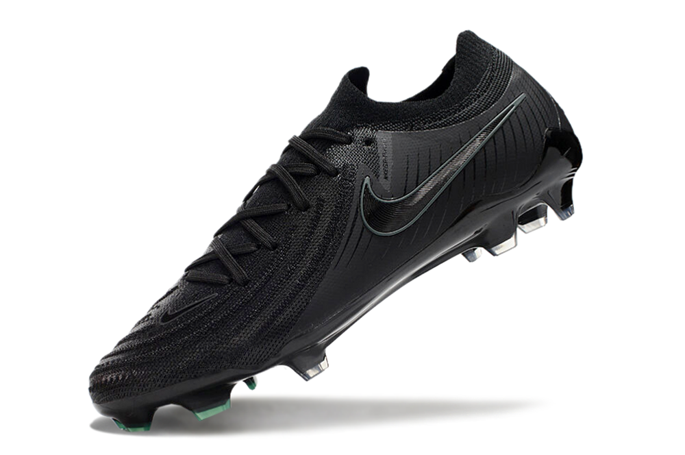 Phantom Luna Elite NU Low-top Super A Men's Full Knit Waterproof FG Soccer Shoes - Black
