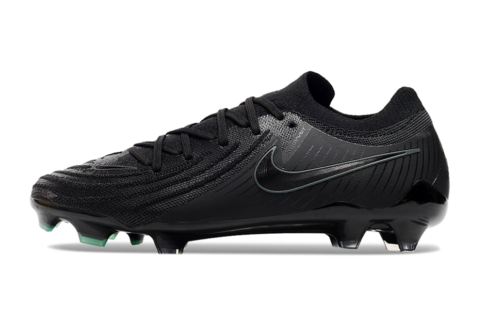 Phantom Luna Elite NU Low-top Super A Men's Full Knit Waterproof FG Soccer Shoes - Black