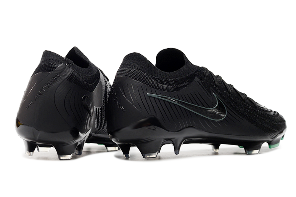 Phantom Luna Elite NU Low-top Super A Men's Full Knit Waterproof FG Soccer Shoes - Black