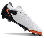 Phantom Luna Elite NU Low-top Super A Men's Full Knit Waterproof FG Soccer Shoes - Black/Orange/White