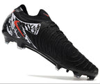 Phantom Luna Elite NU Low-top Super A Men's Full Knit Waterproof FG Soccer Shoes - Black/Red/White