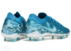 Phantom Luna Elite NU Low-top Super A Men's Full Knit Waterproof FG Soccer Shoes - Blue/White
