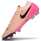 Phantom Luna Elite NU Low-top Super A Men's Full Knit Waterproof FG Soccer Shoes - Crimson Tint/Black/Pink Blast