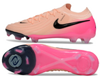 Phantom Luna Elite NU Low-top Super A Men's Full Knit Waterproof FG Soccer Shoes - Crimson Tint/Black/Pink Blast