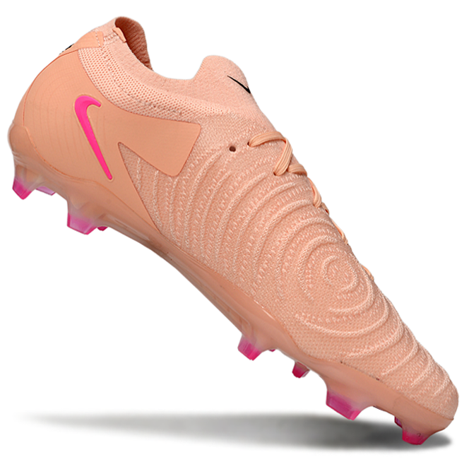 Phantom Luna Elite NU Low-top Super A Men's Full Knit Waterproof FG Soccer Shoes - Crimson Tint/Pink Blast