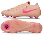 Phantom Luna Elite NU Low-top Super A Men's Full Knit Waterproof FG Soccer Shoes - Crimson Tint/Pink Blast