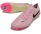 Phantom Luna Elite NU Low-top Super A Men's Full Knit Waterproof FG Soccer Shoes - Crimson Tint/Pink Blast/Black