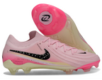 Phantom Luna Elite NU Low-top Super A Men's Full Knit Waterproof FG Soccer Shoes - Crimson Tint/Pink Blast/Black
