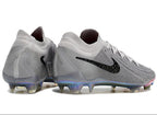 Phantom Luna Elite NU Low-top Super A Men's Full Knit Waterproof FG Soccer Shoes - Gray/Black