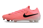 Phantom Luna Elite NU Low-top Super A Men's Full Knit Waterproof FG Soccer Shoes - Light Pink/Black