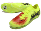 Phantom Luna Elite NU Low-top Super A Men's Full Knit Waterproof FG Soccer Shoes - Neon Yellow/Black/Orange