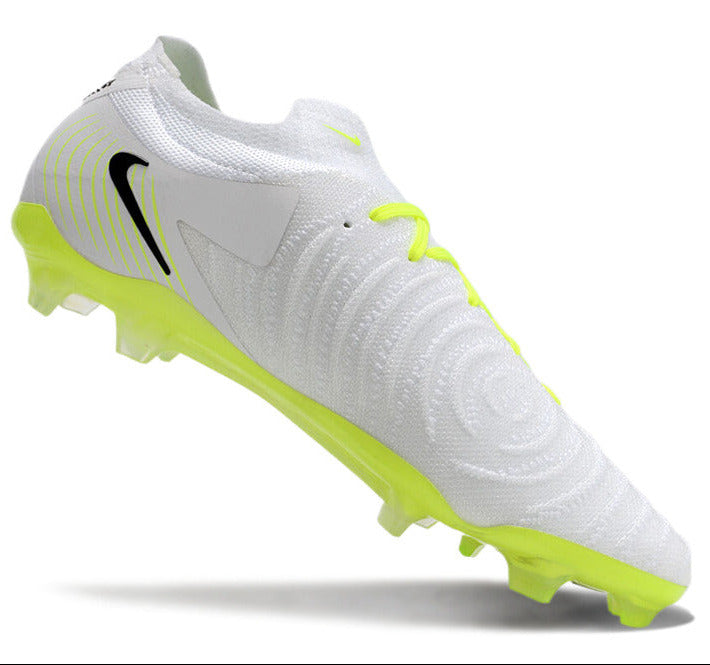 Phantom Luna Elite NU Low-top Super A Men's Full Knit Waterproof FG Soccer Shoes - Neon Yellow/White/Black