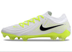 Phantom Luna Elite NU Low-top Super A Men's Full Knit Waterproof FG Soccer Shoes - Neon Yellow/White/Black