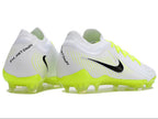 Phantom Luna Elite NU Low-top Super A Men's Full Knit Waterproof FG Soccer Shoes - Neon Yellow/White/Black