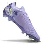 Phantom Luna Elite NU Low-top Super A Men's Full Knit Waterproof FG Soccer Shoes - Purple Agate/Barely Volt