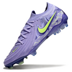 Phantom Luna Elite NU Low-top Super A Men's Full Knit Waterproof FG Soccer Shoes - Purple Agate/Barely Volt