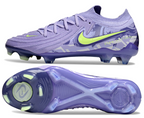 Phantom Luna Elite NU Low-top Super A Men's Full Knit Waterproof FG Soccer Shoes - Purple Agate/Barely Volt