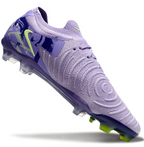 Phantom Luna Elite NU Low-top Super A Men's Full Knit Waterproof FG Soccer Shoes - Purple Agate/Green