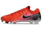 Phantom Luna Elite NU Low-top Super A Men's Full Knit Waterproof FG Soccer Shoes - Striking Red/Black