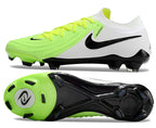 Phantom Luna Elite NU Low-top Super A Men's Full Knit Waterproof FG Soccer Shoes - Volt/White/Black