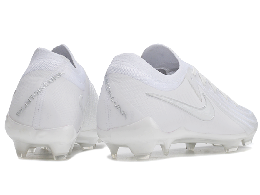 Phantom Luna Elite NU Low-top Super A Men's Full Knit Waterproof FG Soccer Shoes - White