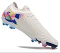 Phantom Luna Elite NU Low-top Super A Men's Full Knit Waterproof FG Soccer Shoes - White/Red/Yellow/Blue