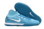 Phantom Luna Elite NU Men's Full Knit Anti-Level MD Soccer Shoes - Blue/White