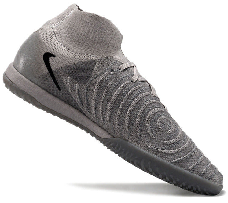 Phantom Luna Elite NU Men's Full Knit Anti-Level MD Soccer Shoes - Gray/Black