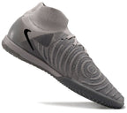 Phantom Luna Elite NU Men's Full Knit Anti-Level MD Soccer Shoes - Gray/Black