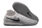Phantom Luna Elite NU Men's Full Knit Anti-Level MD Soccer Shoes - Gray/Black