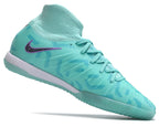 Phantom Luna Elite NU Men's Full Knit Anti-Level MD Soccer Shoes - Green/Black/Fuchsia Dream
